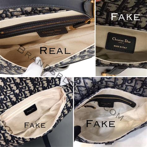 dior saddle fake vs real|dior reissue saddle bag.